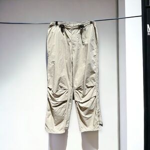 🌻Kangol Gorpcore Khaki Outdoor Gorpcore Pants w/ Hem Pulls Size Small